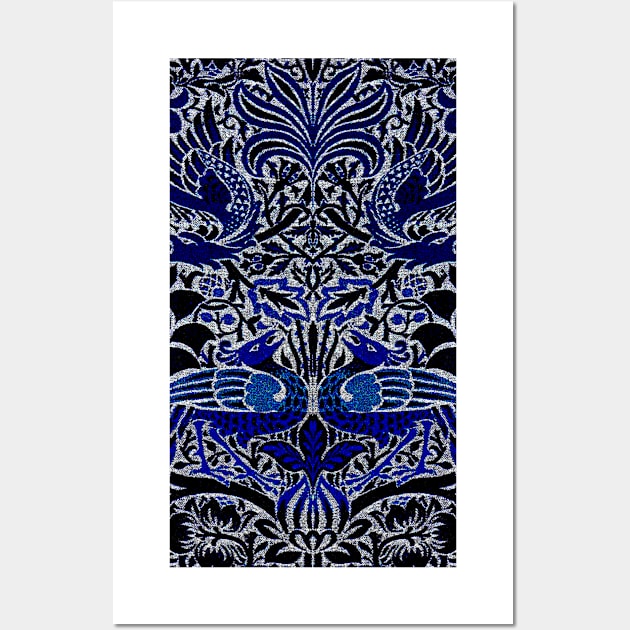 William Morris Peacock And Dragon Wall Art by JoolyA